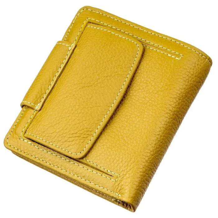 Невеликий портмоне для жінок ST Leather 18924 Гірчичний