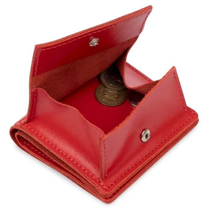 Невеликий жіночий портмоне GRANDE PELLE 11565 Червоний