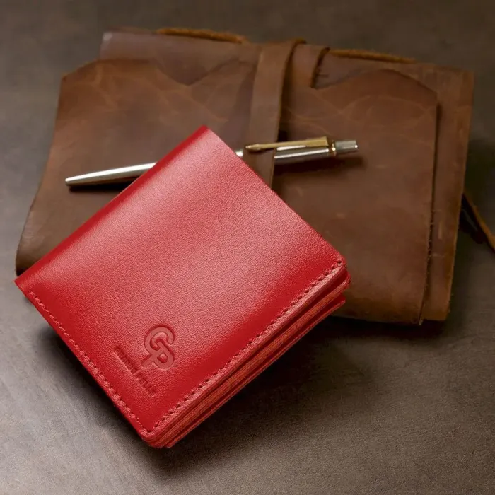 Невеликий жіночий портмоне GRANDE PELLE 11565 Червоний