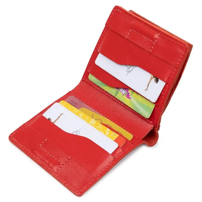 Невеликий жіночий портмоне GRANDE PELLE 11565 Червоний