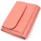 Небольшой кошелек для модниц из натуральной кожи ST Leather 19505 Оранжевый