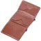 Невеликий гаманець з натуральної шкіри в три додавання GRANDE PELLE 11662 Коричневий
