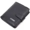 Небольшой кошелек из натуральной зернистой кожи KARYA 21370 Черный