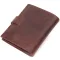 Небольшой мужской кошелек в винтажной коже KARYA 21387 Коричневый