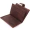 Небольшой мужской кошелек в винтажной коже KARYA 21387 Коричневый