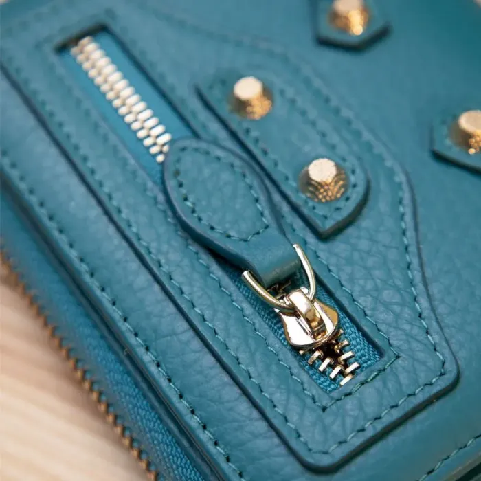 Небольшой женский кошелек Guxilai 19395 Бирюзовый