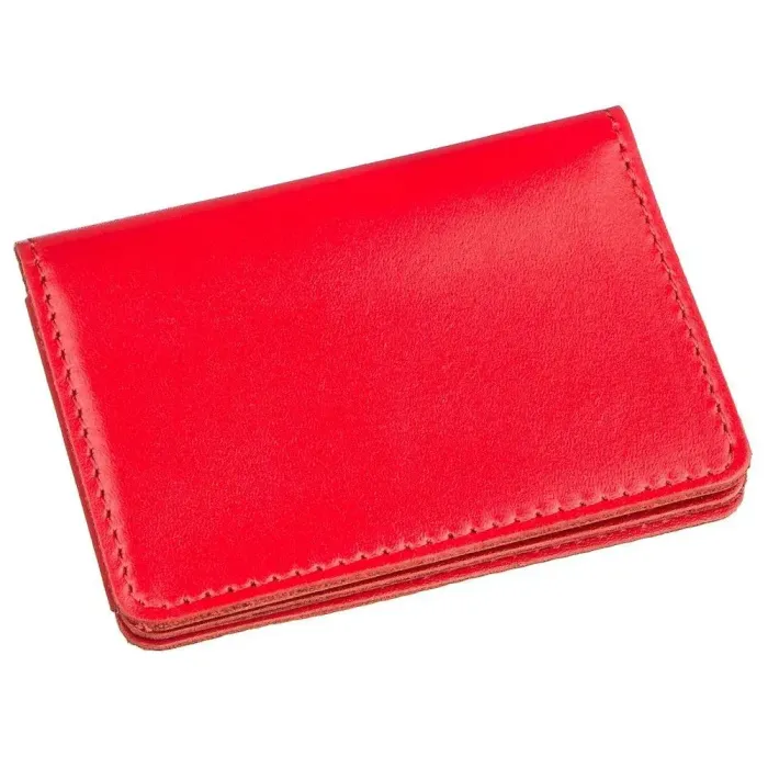 Обкладинка для авто документів на 3 слоти шкіряна Shvigel 13965 Червона