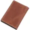 Обложка для ID-паспорта из натуральной кожи GRANDE PELLE 11235 Коричневая