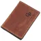 Обложка для ID-паспорта из натуральной кожи GRANDE PELLE 11235 Коричневая