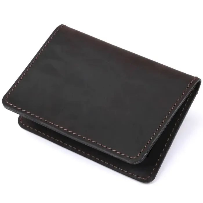 Обложка для удостоверения Shvigel 13962 кожаная Коричневая