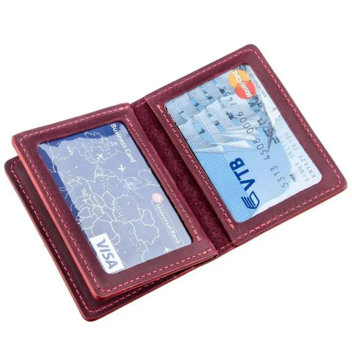 Обкладинка для прав водія шкіряна GRANDE PELLE 11192 Бордова