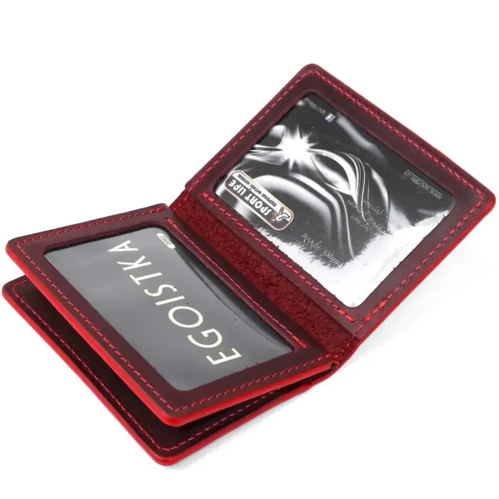 Обкладинка для прав водія шкіряна GRANDE PELLE 11192 Бордова