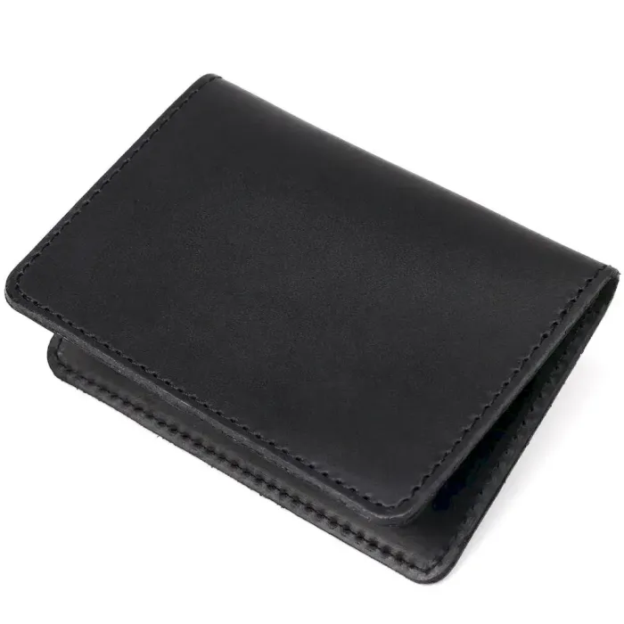 Обкладинка для прав водія Shvigel 13926 шкіряна Чорна