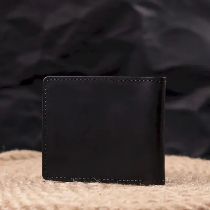 Обкладинка із вінтажної шкіри для посвідчення учасника бойових дій Серце GRANDE PELLE 16757 Чорна