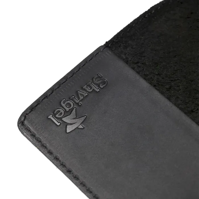 Обкладинка на паспорт Shvigel 13931 Чорна шкіряна