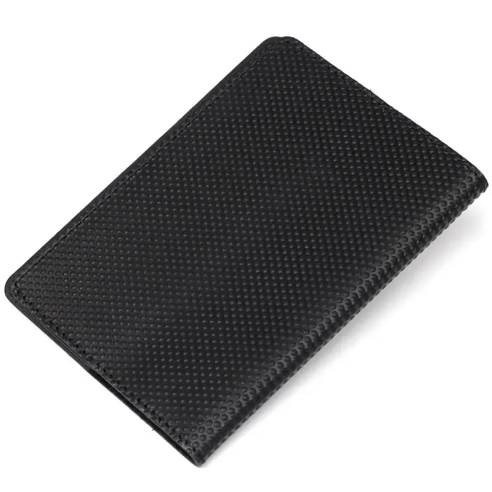 Обкладинка на паспорт Shvigel 13931 Чорна шкіряна