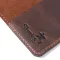 Обкладинка на паспорт Shvigel 13954 матова шкіряна Коричнева