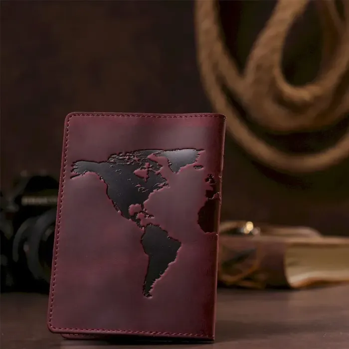 Обкладинка на паспорт Shvigel 13955 Шкіряна матова