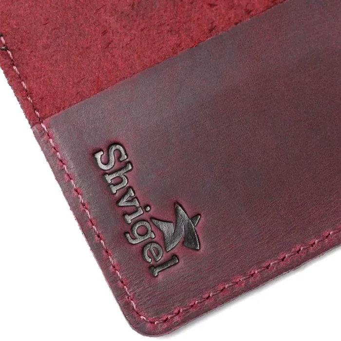 Обкладинка на паспорт Shvigel 13955 Шкіряна матова