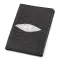 Обкладинка на паспорт STINGRAY LEATHER 18270 із натуральної шкіри морського ската Чорний
