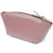 Чарівна жіноча шкіряна косметичка GRANDE PELLE 16793 Пудровий