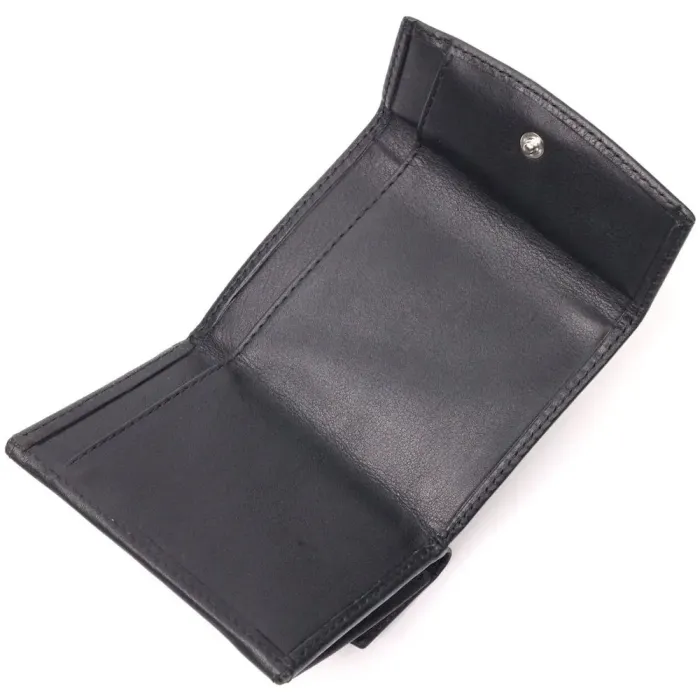 Дуже незвичайний жіночий гаманець із натуральної шкіри KARYA 21339 Чорний