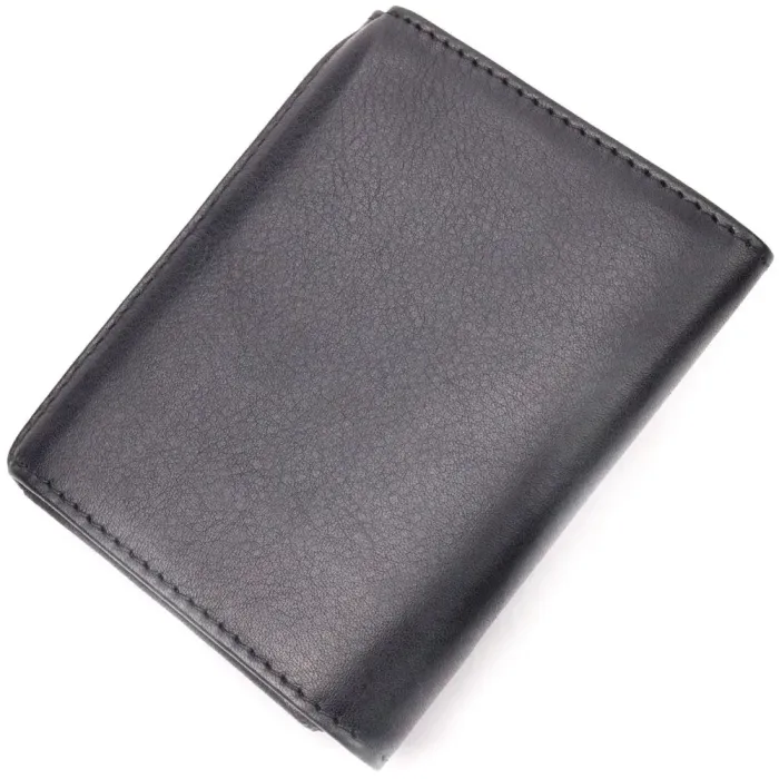 Дуже незвичайний жіночий гаманець із натуральної шкіри KARYA 21339 Чорний