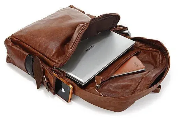 Рюкзак Vintage 14156 зі шкіри Коричневий