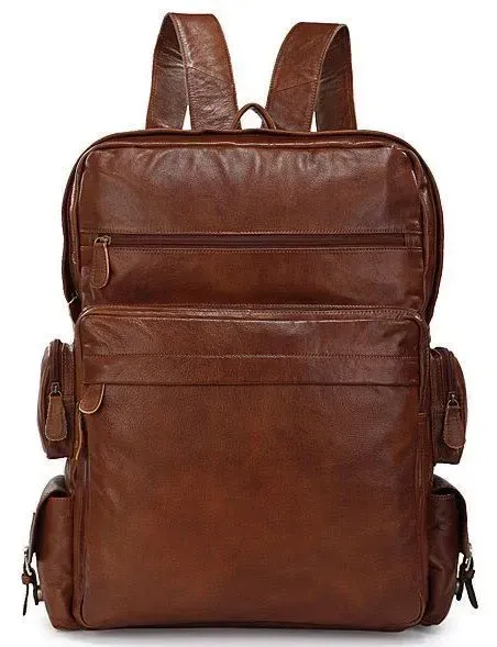 Рюкзак Vintage 14156 зі шкіри Коричневий