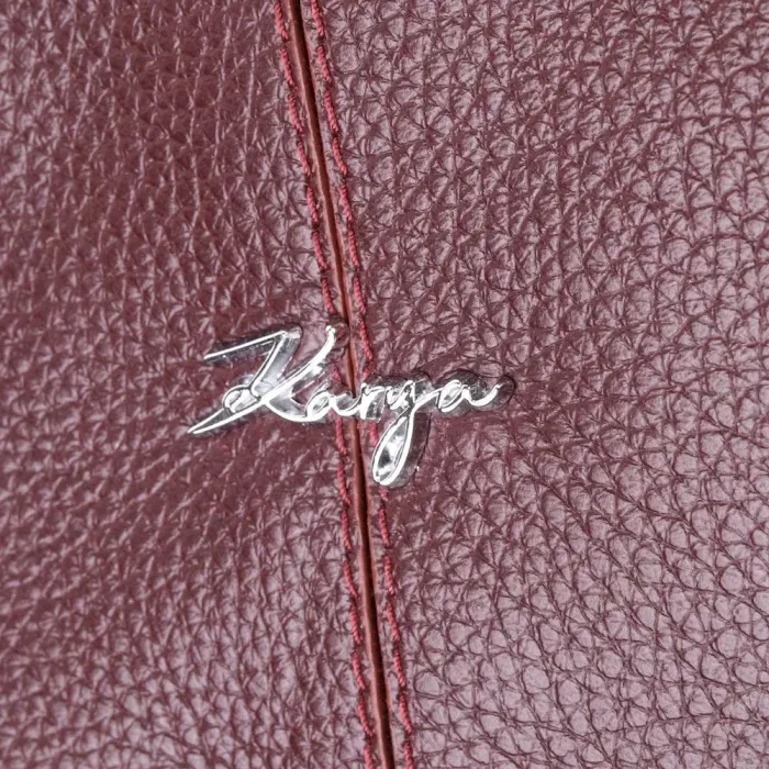 Оригінальна сумка жіноча KARYA 20835 шкіряна Бордовий