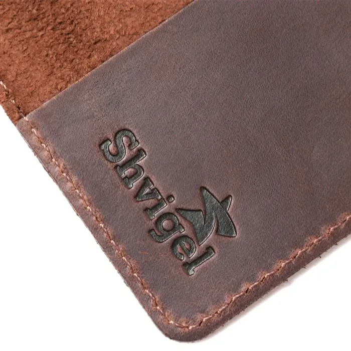 Оригінальна обкладинка на паспорт з натуральної шкіри Shvigel 16135