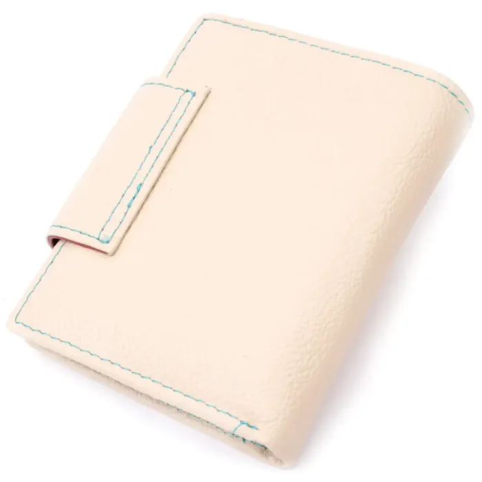 Оригінальне портмоне для жінок із натуральної шкіри ST Leather 19451 Білий