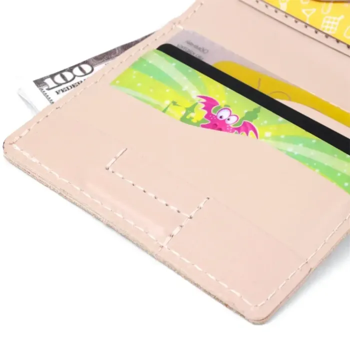 Оригінальне жіноче портмоне з монетницею GRANDE PELLE 11369 Бежевий