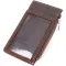 Оригінальний картхолдер з утримувачем для Apple AirTag з натуральної шкіри GRANDE PELLE 11627 Коричневий