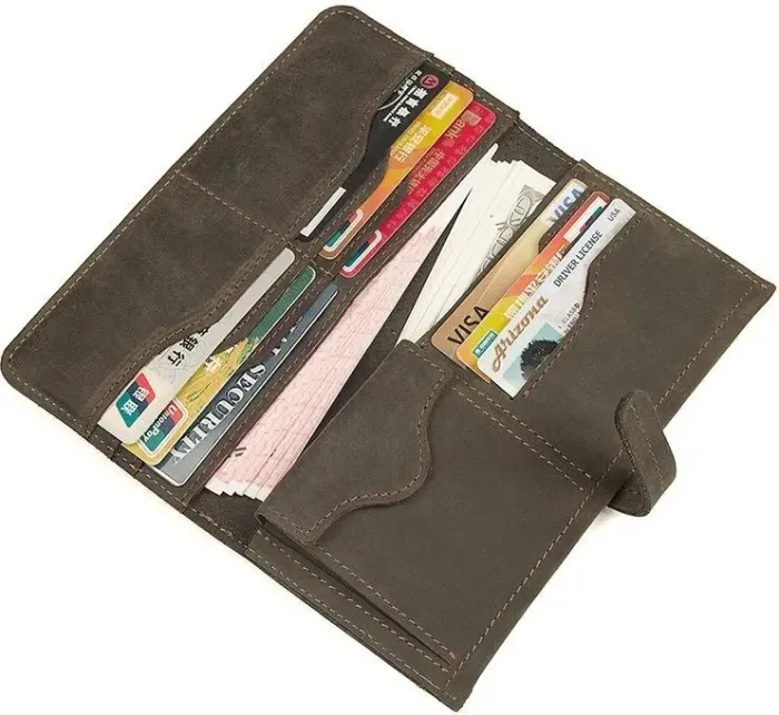 Гаманець Vintage 14473 вінтажний стиль Коричневий