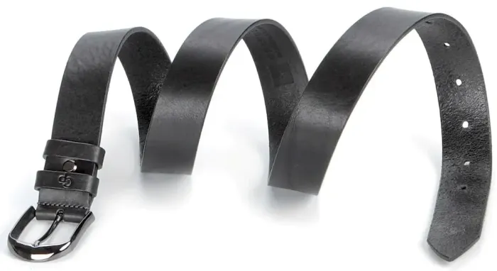 Ремень мужской GRANDE PELLE 00772 натуральная кожа Черный