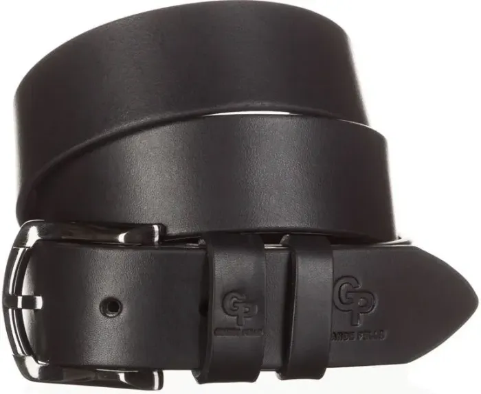 Чоловічий ремень GRANDE PELLE 11027 джинсовий Чорний