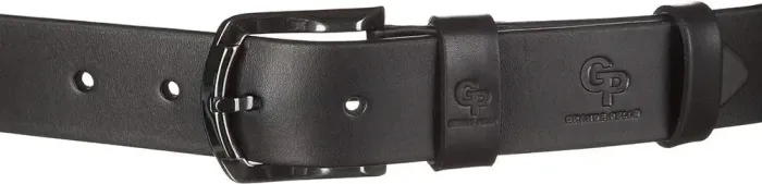 Чоловічий ремень GRANDE PELLE 11027 джинсовий Чорний