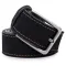 Оригінальний замшевий ремінь для чоловіків Vintage 20704 Чорний