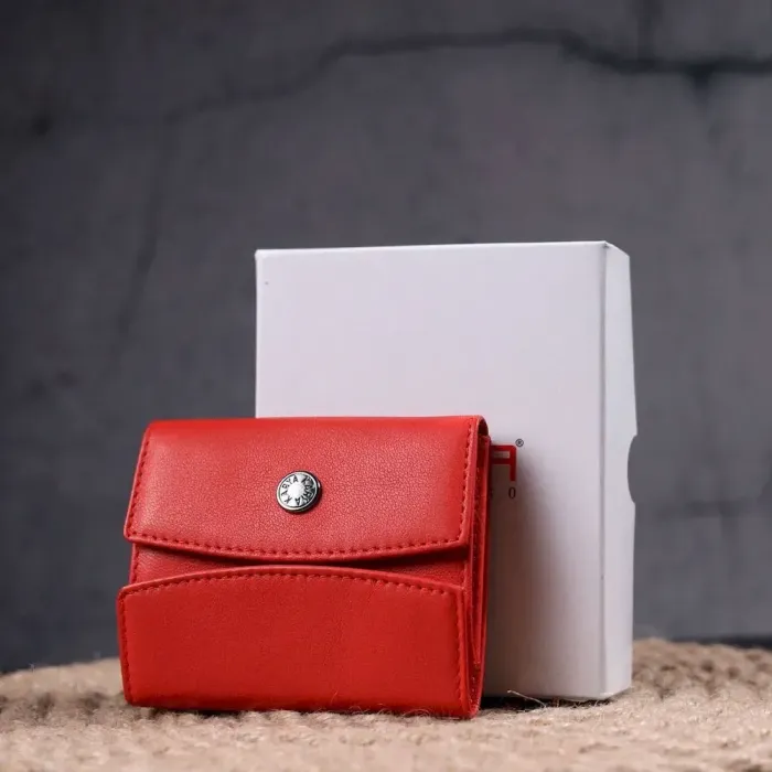 Оригінальний жіночий гаманець з натуральної шкіри KARYA 21340