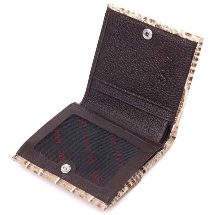 Оригинальный женский кошелек из натуральной кожи под крокодила KARYA 21314 Разноцветный