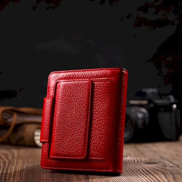 Оригінальний жіночий гаманець з натуральної шкіри Tony Bellucci 22017 Червоний