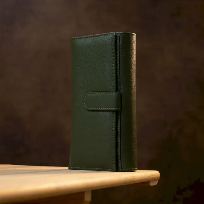 Оригінальний жіночий гаманець ST Leather 19389 Зелений