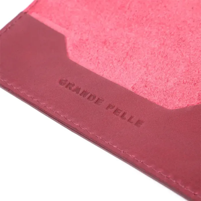 Отличная кожаная обложка на паспорт GRANDE PELLE 16794 Марсала