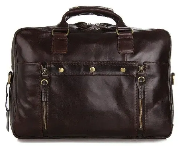 Сумка чоловіча Vintage 14239 Коричнева