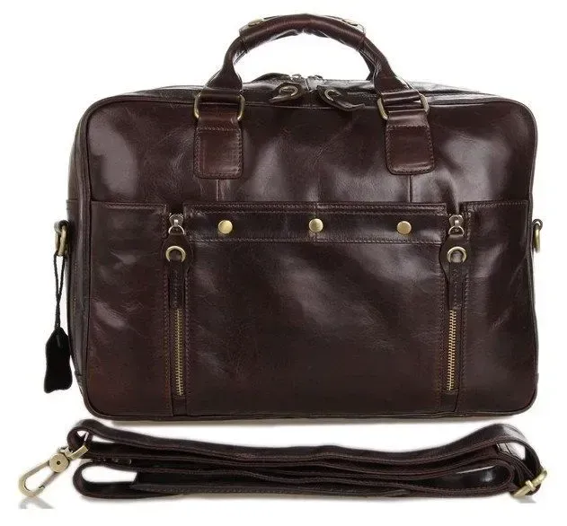 Сумка чоловіча Vintage 14239 Коричнева
