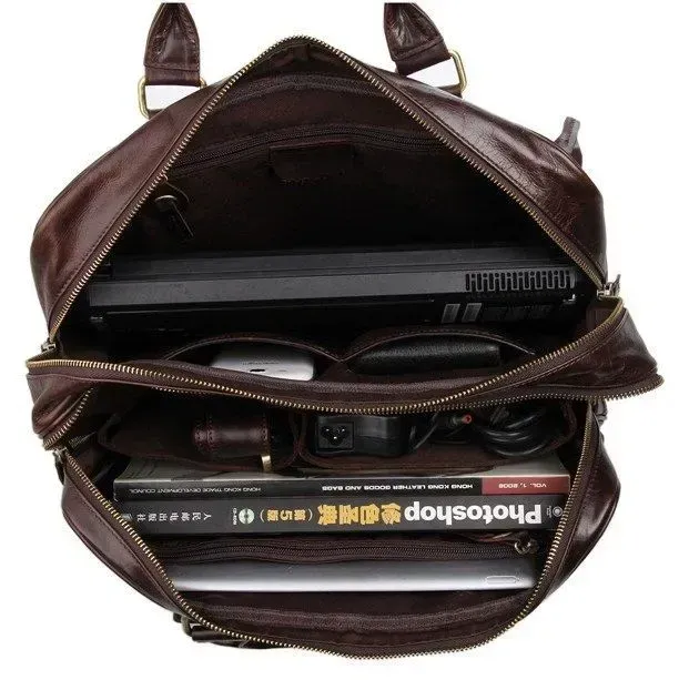 Сумка чоловіча Vintage 14239 Коричнева