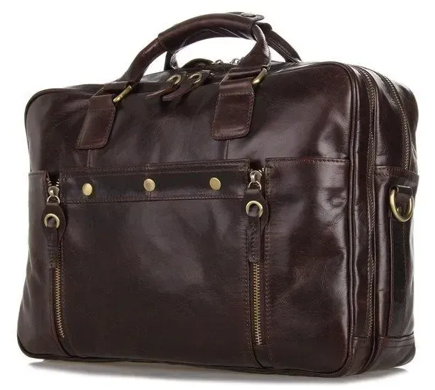 Сумка чоловіча Vintage 14239 Коричнева
