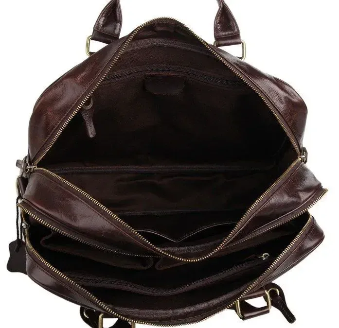 Сумка чоловіча Vintage 14239 Коричнева