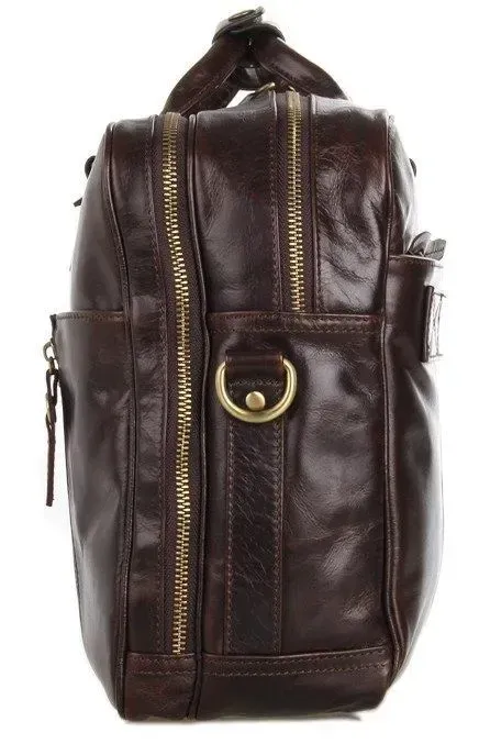 Сумка чоловіча Vintage 14239 Коричнева